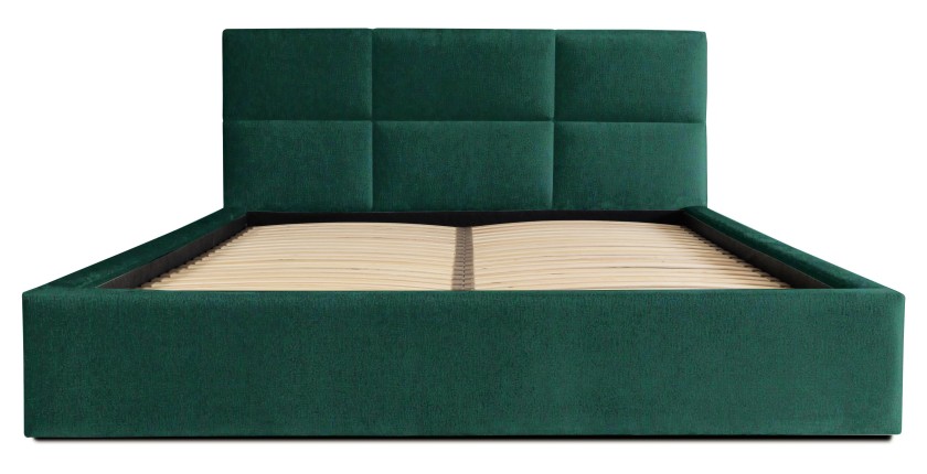 Lit coffre 140x200 vert - Collection MANHATTAN