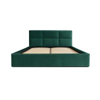 Lit coffre 180x200 coloris vert - Collection MANHATTAN