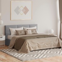 Lit coffre 180x200 coloris gris - Collection MANHATTAN