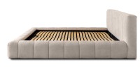 Lit coffre 140x200 coloris beige - Collection COCOON