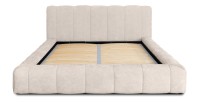 Lit coffre 180x200 coloris beige - Collection COCOON