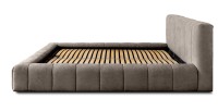 Lit coffre 160x200 coloris taupe - Collection COCOON