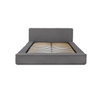 Lit coffre 140x200 gris - Collection COCOON