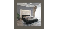 Lit coffre 160x200 noir - Collection BRAVE