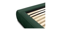 Lit coffre 160x200 coloris vert - Collection MINAO