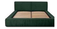 Lit coffre 180x200 coloris vert - Collection MINAO