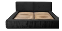 Lit coffre 160x200 coloris noir - Collection MINAO