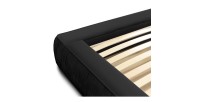 Lit coffre 160x200 coloris noir - Collection MINAO