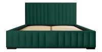 Lit coffre 140x200 coloris vert - Collection LAS