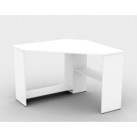 Bureau d'angle design collection KARO coloris blanc.