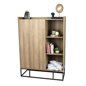 Armoire de rangement 100x40x140cm idéal pour les petits espaces