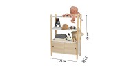 Petite armoire de rangement pour enfant 70x30x106cm