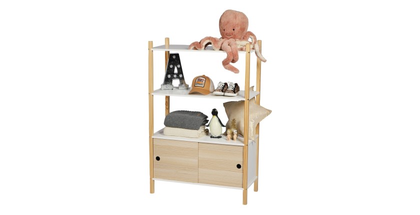 Petite armoire de rangement pour enfant 70x30x106cm