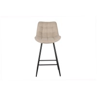 Tabouret de bar style vintage coloris beige. Collection PALMADE