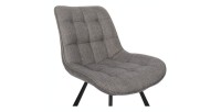 Chaise collection PALMADE Tissus Gris clair, dimension L51xH80xP61 cm, idéal pour votre cuisine ou salle à manger