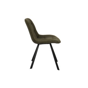 Chaise collection PALMADE Tissus Vert, dimension L51xH80xP61 cm, idéal pour votre cuisine ou salle à manger