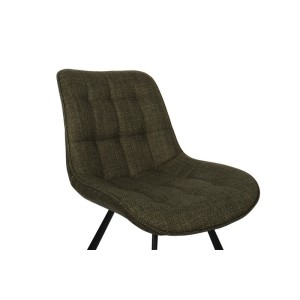 Chaise collection PALMADE Tissus Vert, dimension L51xH80xP61 cm, idéal pour votre cuisine ou salle à manger