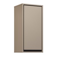 Meuble suspendu de salle de bain collection GOBI coloris marron.