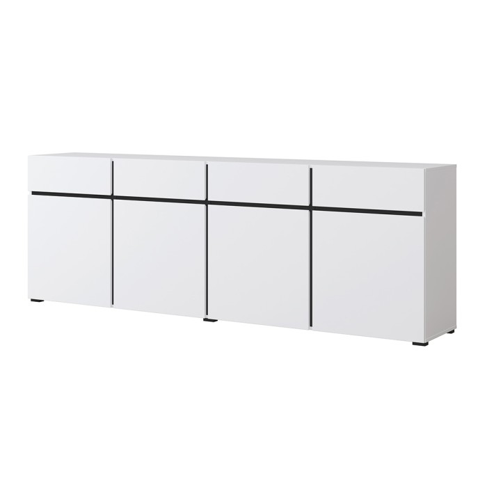 Buffet XL in wit en zwart...