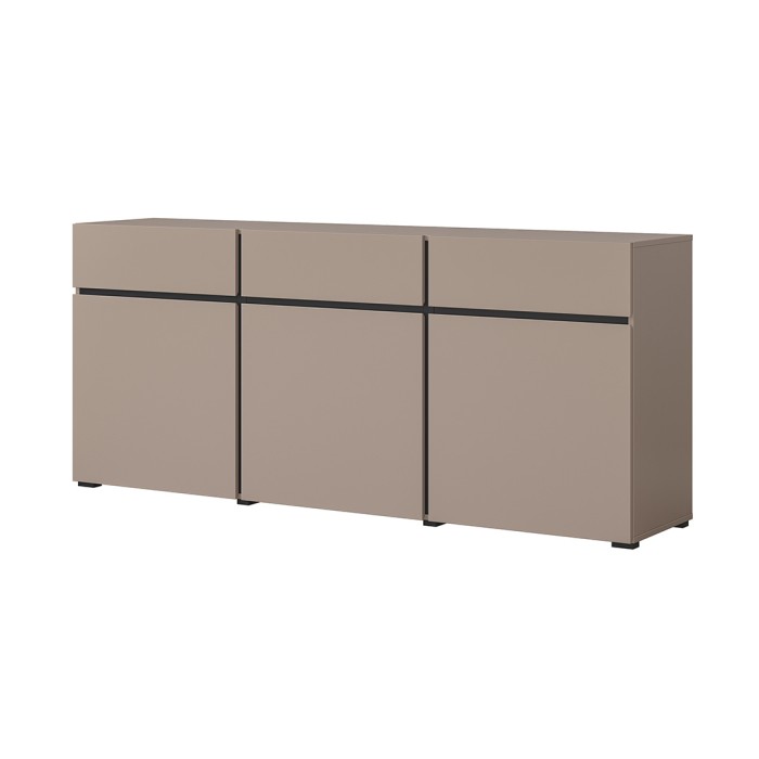 Buffet in beige en zwart...