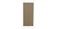 Armoire 3 portes avec miroir TOM – Dimensions H185 x L120 x P52 cm – Coloris blanc – Style design