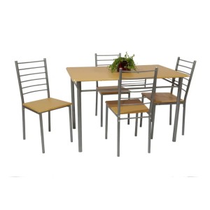 EETTAFEL MET STOELEN - 1...