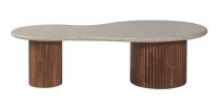 Table basse en bois massif collection DELHI - Style ethnique et design