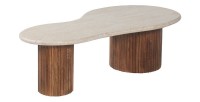 Table basse en bois massif collection DELHI - Style ethnique et design