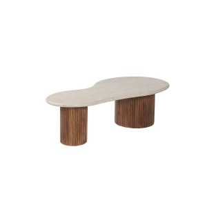 Table basse en bois massif collection DELHI - Style ethnique et design